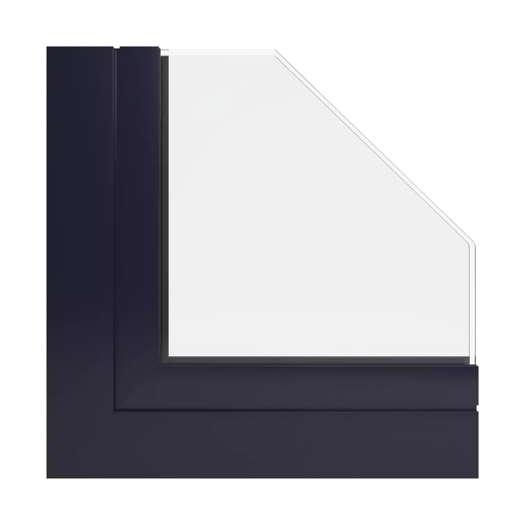 RAL 5004 Bleu noir fenetres profils-de-fenetre aluprof mb-45-office