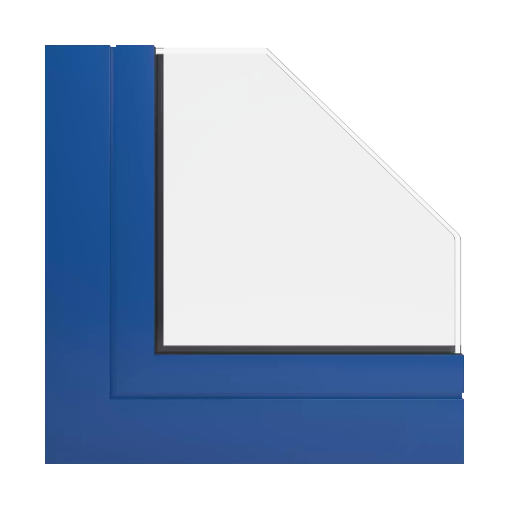 RAL 5005 Bleu de sécurité fenetres profils-de-fenetre aliplast genesis-75