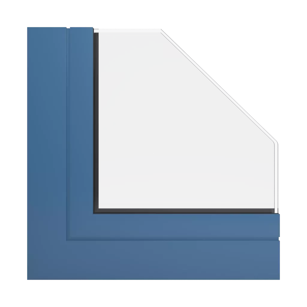 RAL 5007 Bleu brillant fenetres profils-de-fenetre aliplast panorama