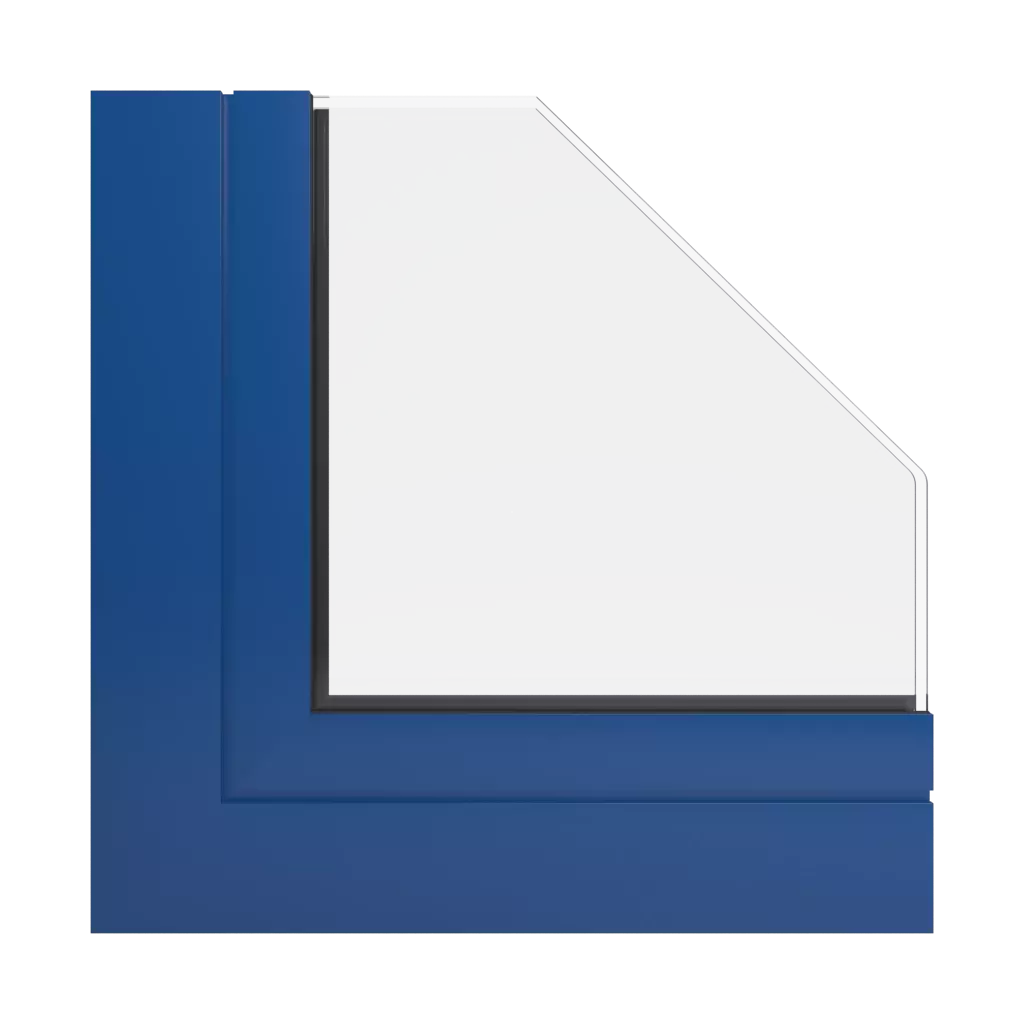 RAL 5010 Bleu gentiane fenetres profils-de-fenetre ponzio pe68-hi