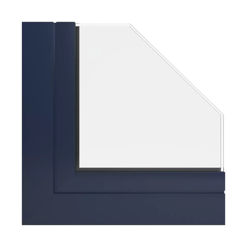 RAL 5011 Bleu acier fenetres profils-de-fenetre aluprof mb-86st