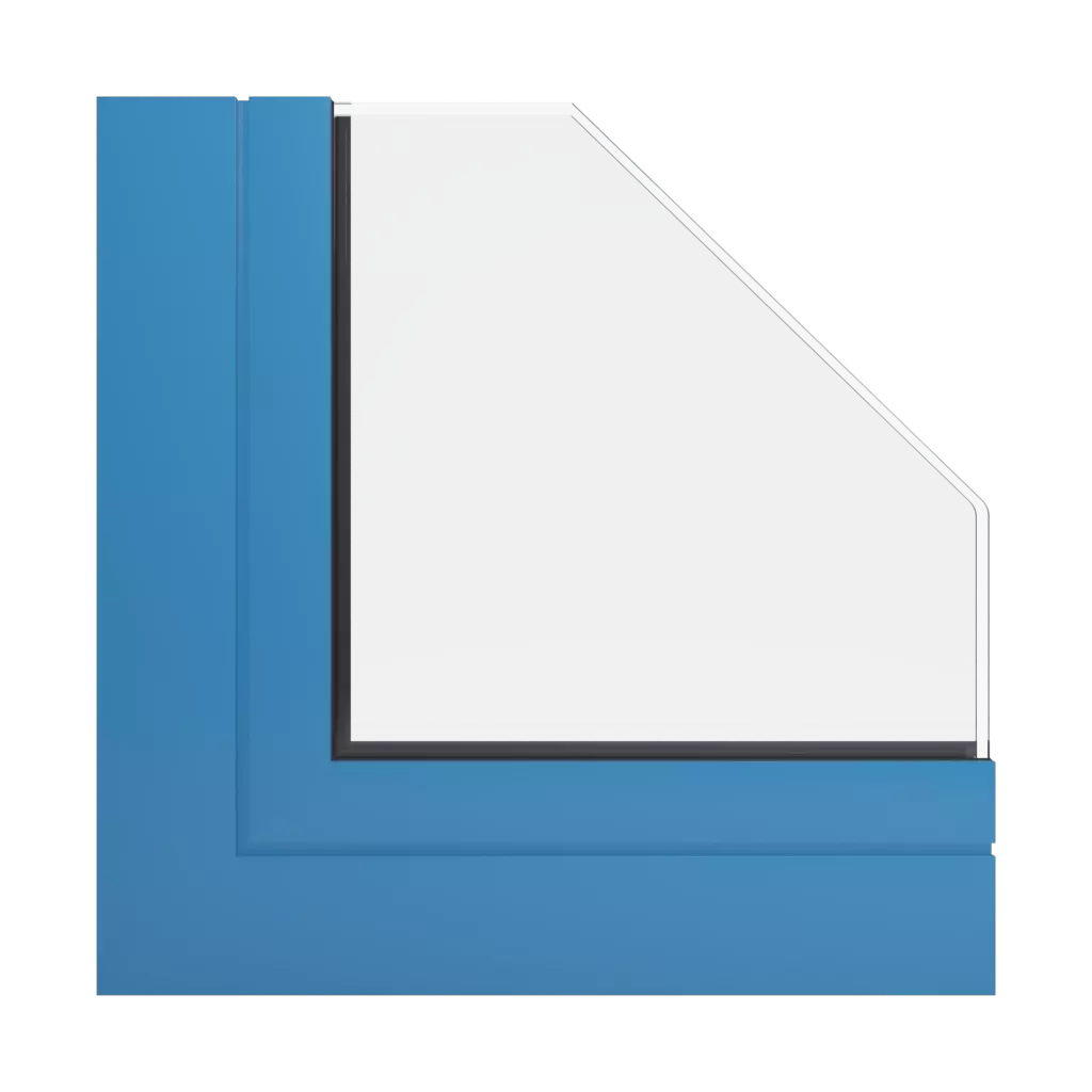 RAL 5012 Bleu clair fenetres profils-de-fenetre ponzio pe68-hi