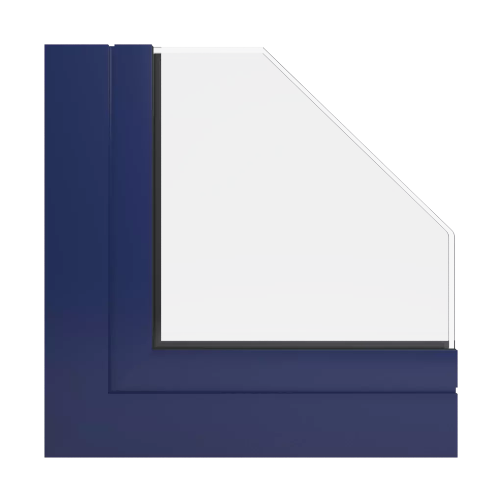 RAL 5013 Bleu cobalt fenetres profils-de-fenetre aliplast panorama