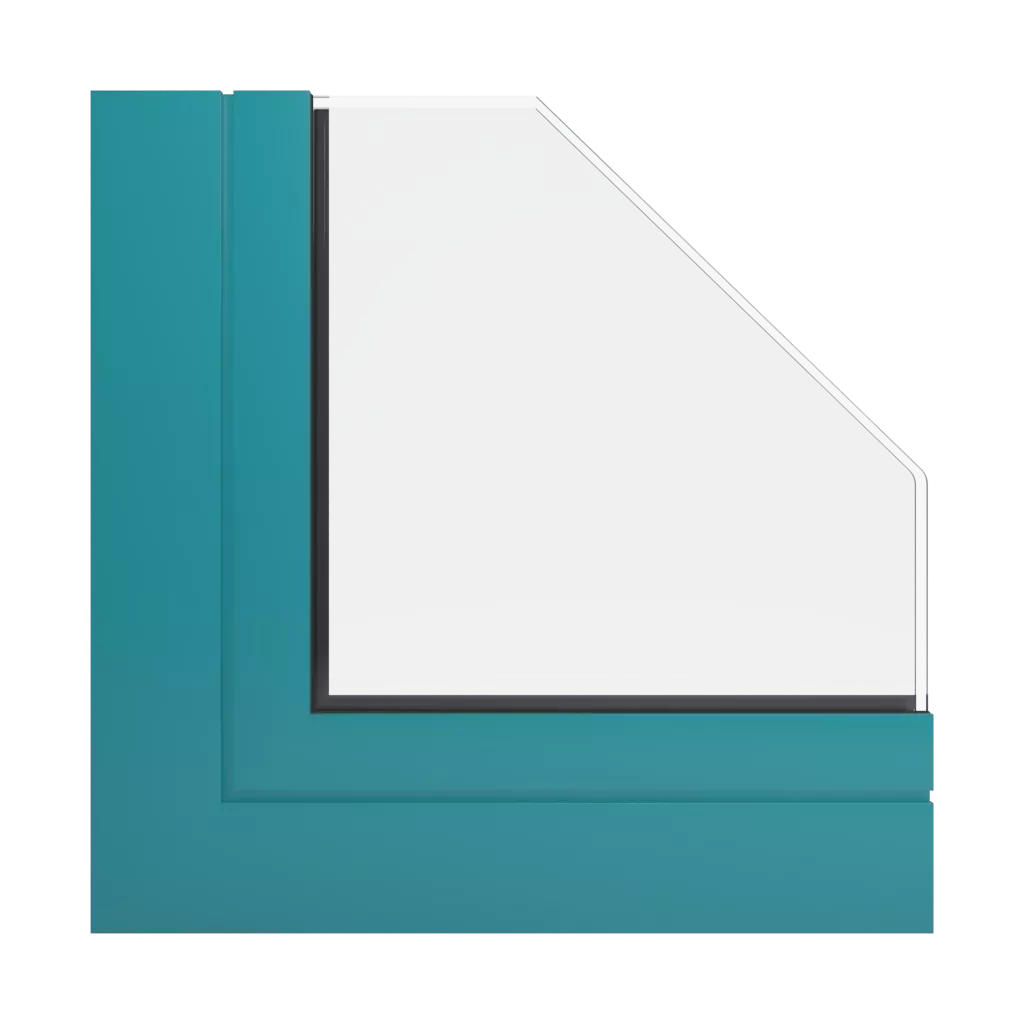 RAL 5018 Bleu turquoise fenetres profils-de-fenetre aluprof mb-78ei