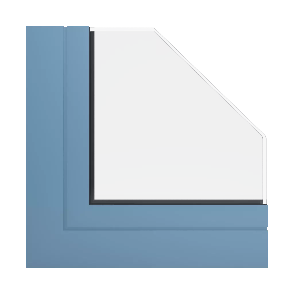 RAL 5024 Bleu pastel fenetres profils-de-fenetre aluprof mb-86st