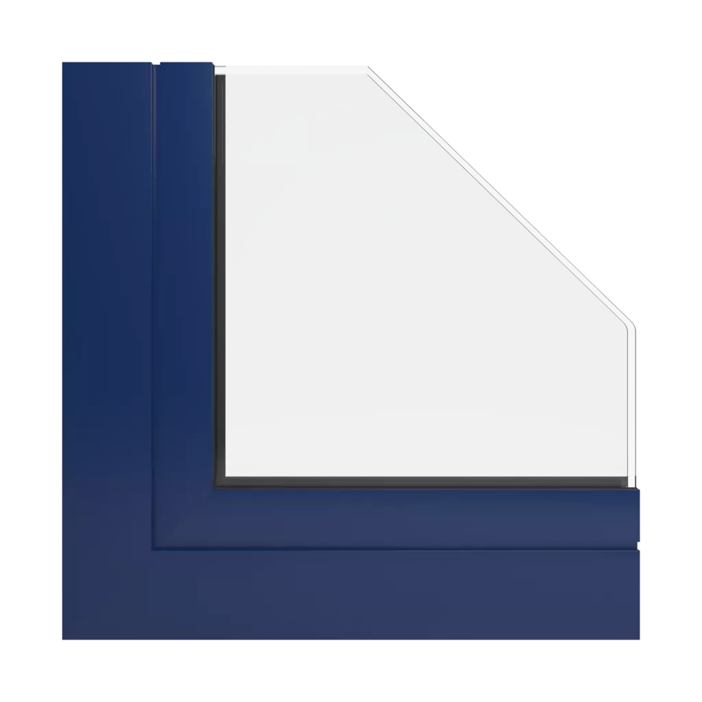 RAL 5026 Bleu nuit nacré fenetres profils-de-fenetre aliplast panorama
