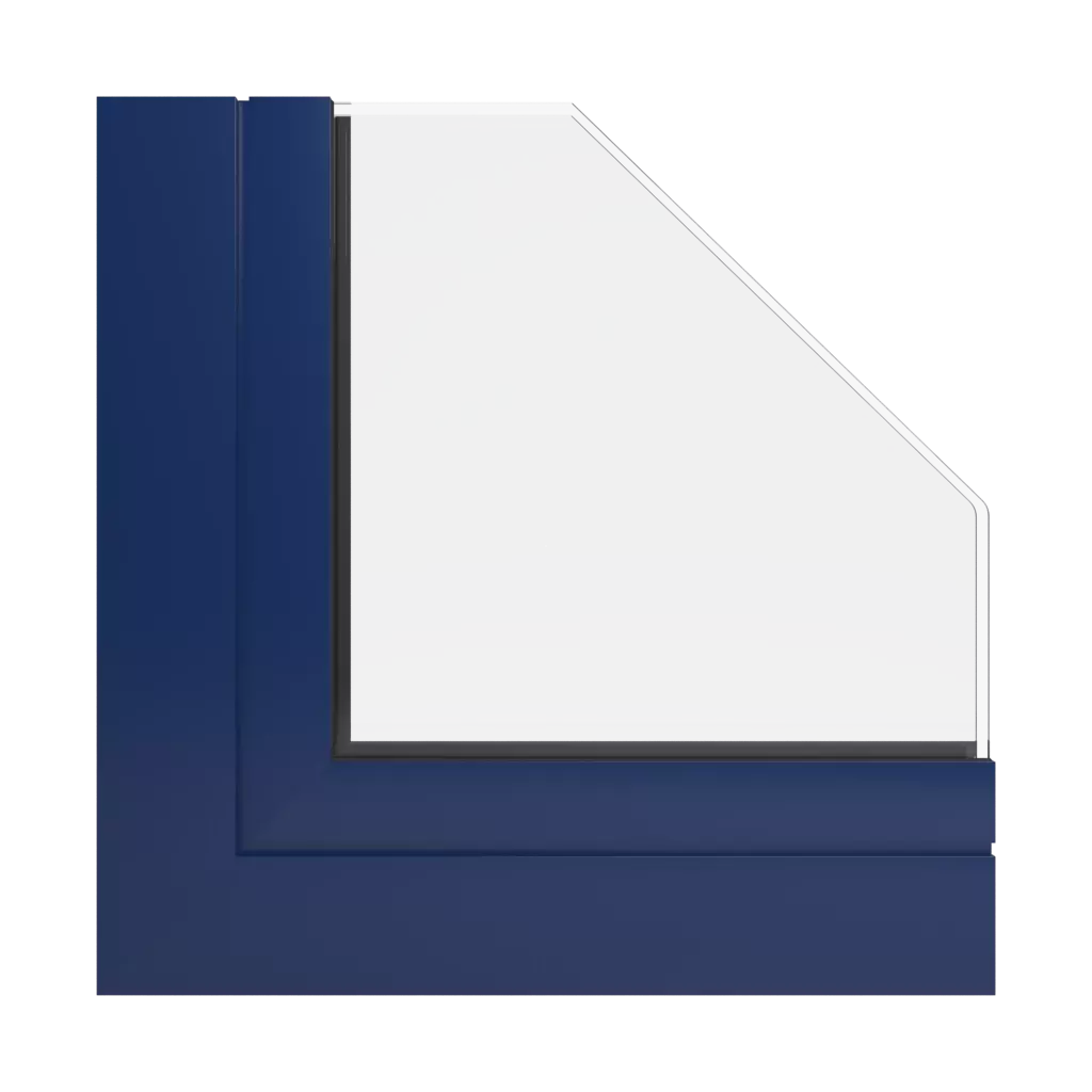 RAL 5026 Bleu nuit nacré fenetres profils-de-fenetre aliplast genesis-75