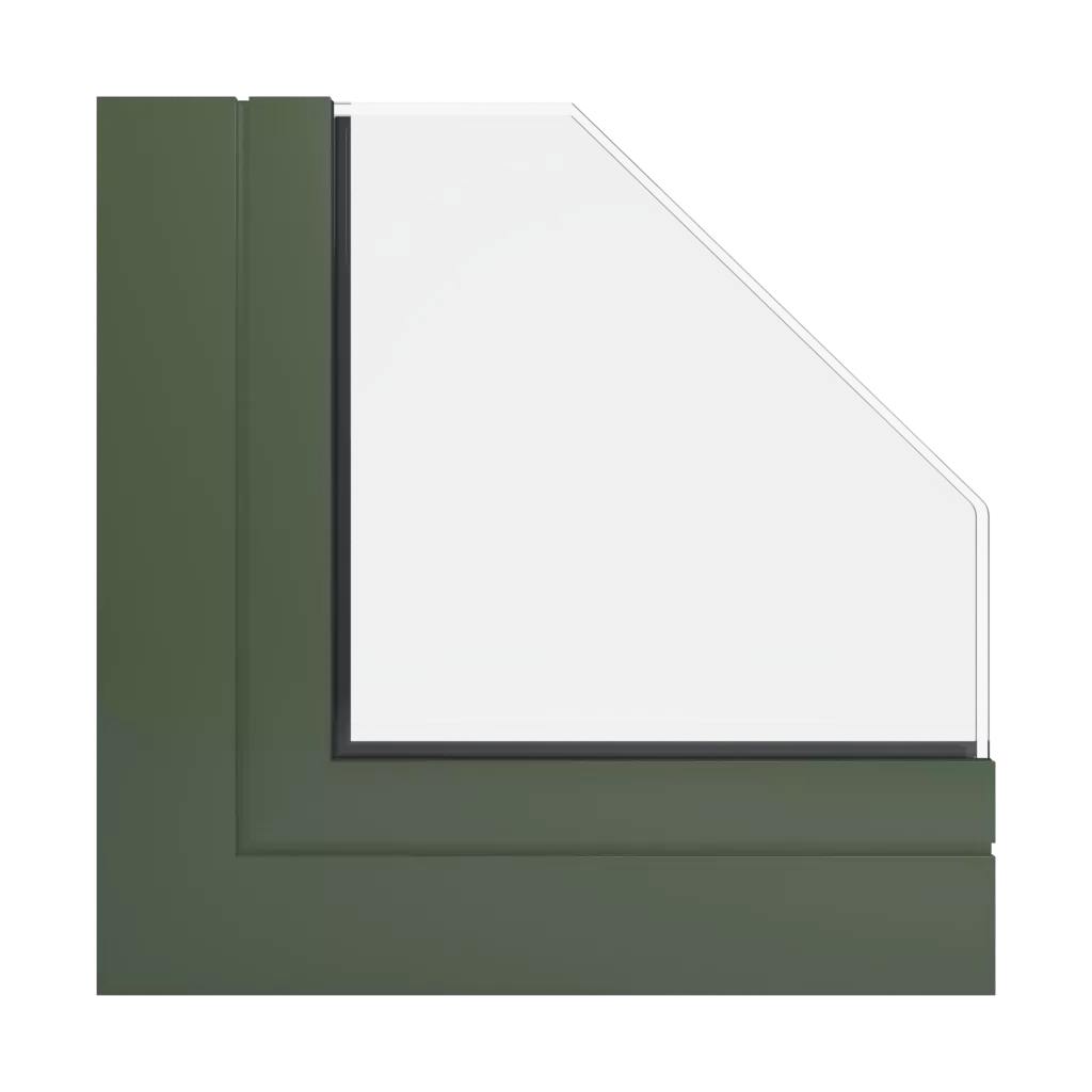 RAL 6003 Vert olive fenetres profils-de-fenetre aluprof effet-ei-mb-sr50n