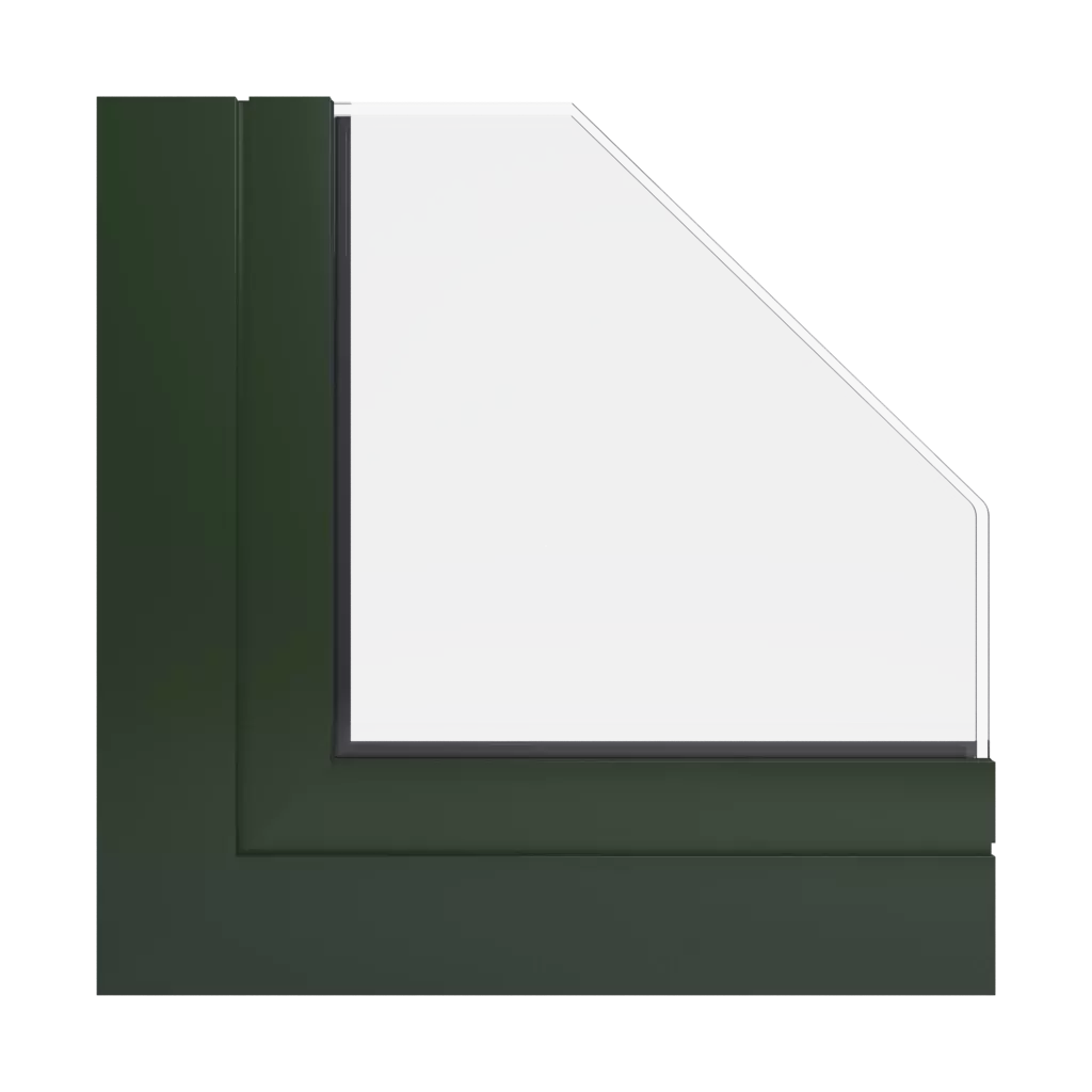 RAL 6007 Vert bouteille fenetres couleur-de-la-fenetre couleurs-deceuninck 