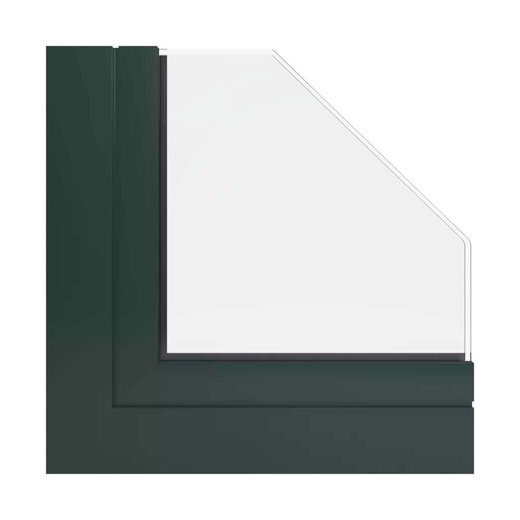 RAL 6009 Vert sapin fenetres profils-de-fenetre aluprof mb-77hs