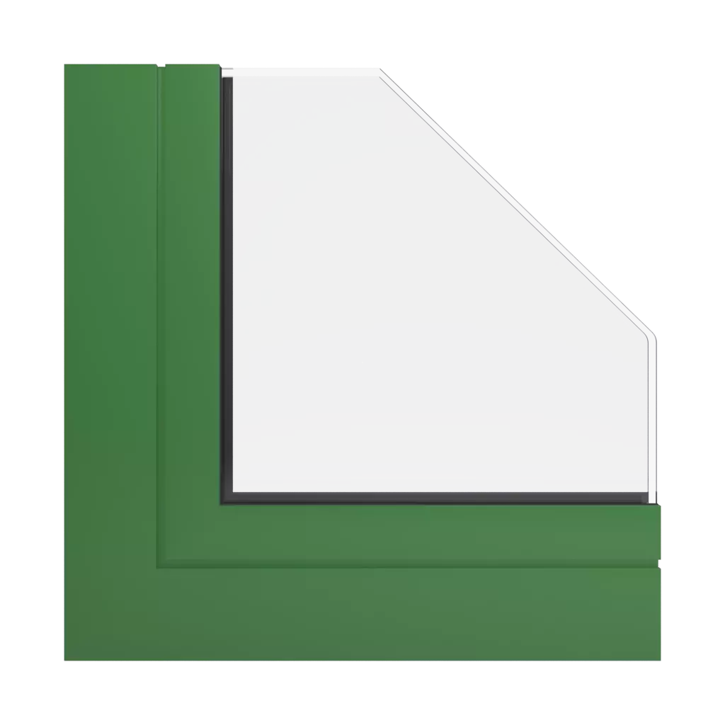 RAL 6010 Vert herbe fenetres profils-de-fenetre aluprof effet-ei-mb-sr50n