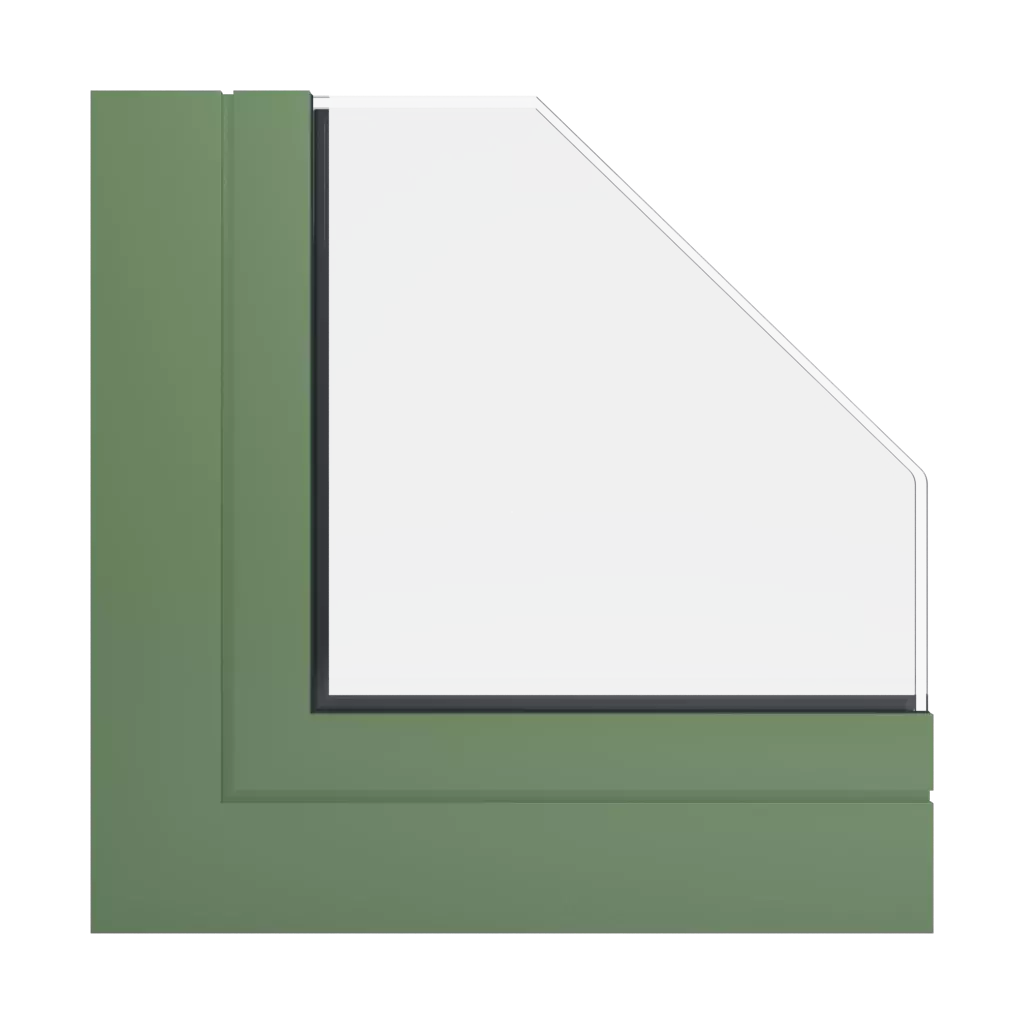 RAL 6011 Vert réséda fenetres profils-de-fenetre aliplast mc-verre