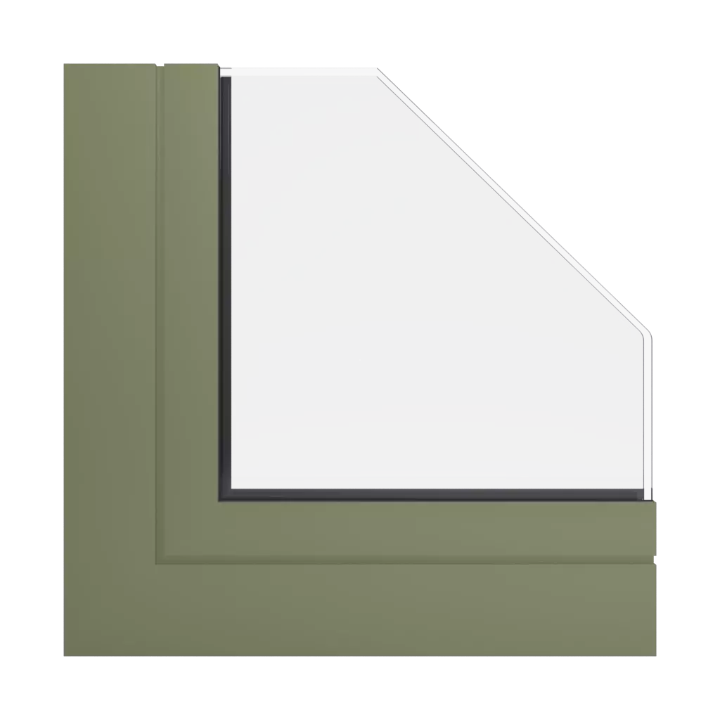 RAL 6013 Vert jonc fenetres profils-de-fenetre aliplast panorama