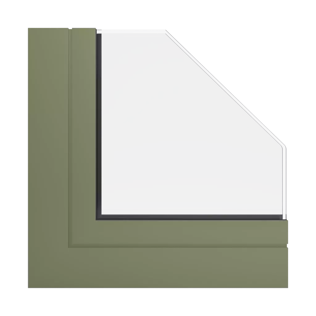 RAL 6013 Vert jonc fenetres profils-de-fenetre ponzio sl600tt-evo