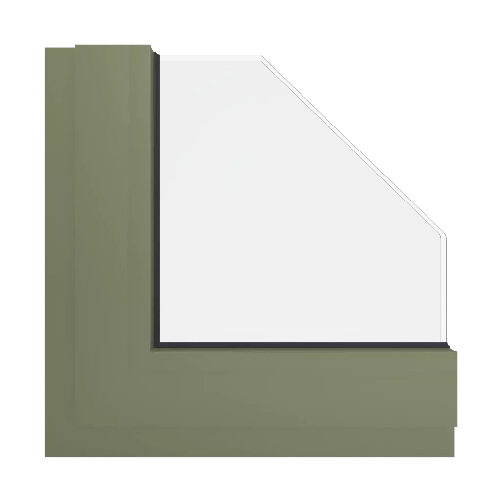 RAL 6013 Vert jonc fenetres couleur-de-la-fenetre aluminium-ral ral-6013-vert-jonc interior