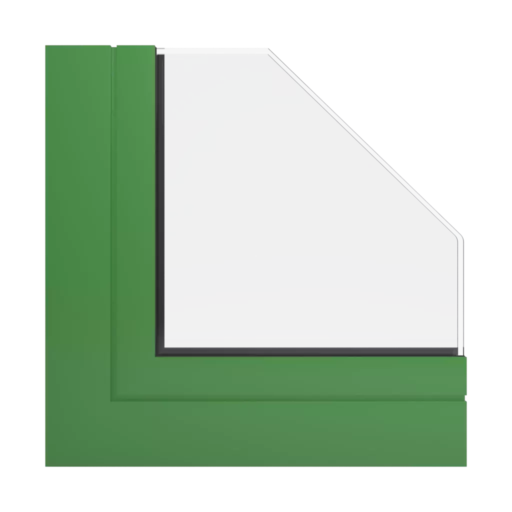 RAL 6017 Vert mai fenetres profils-de-fenetre aliplast panorama