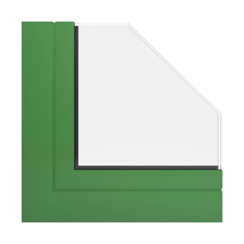 RAL 6017 Vert mai fenetres profils-de-fenetre aluprof mb-86st