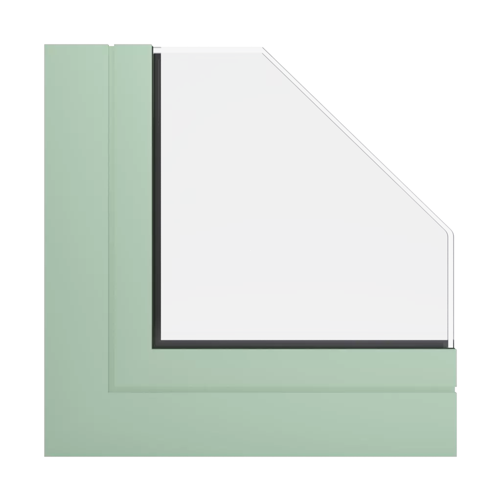 RAL 6019 Vert blanc fenetres profils-de-fenetre aluprof mb-skyline
