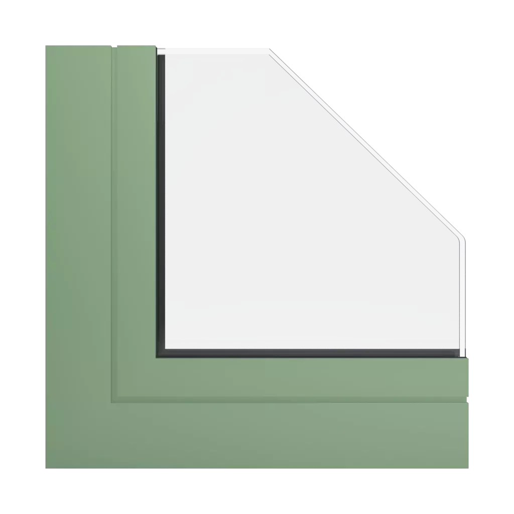 RAL 6021 Vert pâle fenetres profils-de-fenetre aluprof mb-78ei