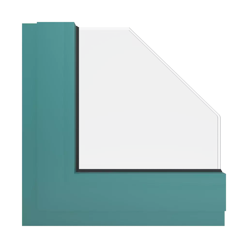 RAL 6033 Turquoise menthe fenetres couleur-de-la-fenetre aluminium-ral ral-6033-turquoise-menthe interior