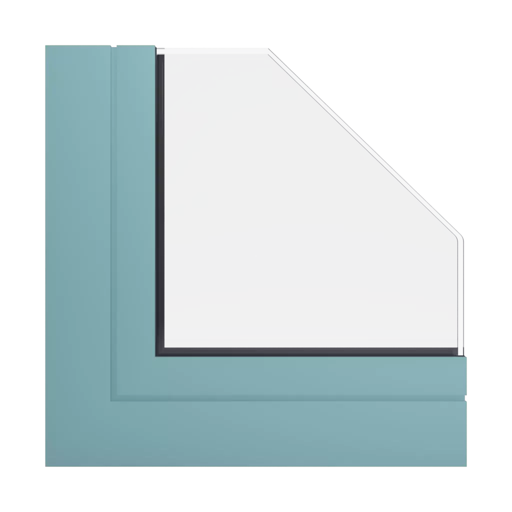 RAL 6034 Turquoise pastel fenetres profils-de-fenetre ponzio sl600tt-evo