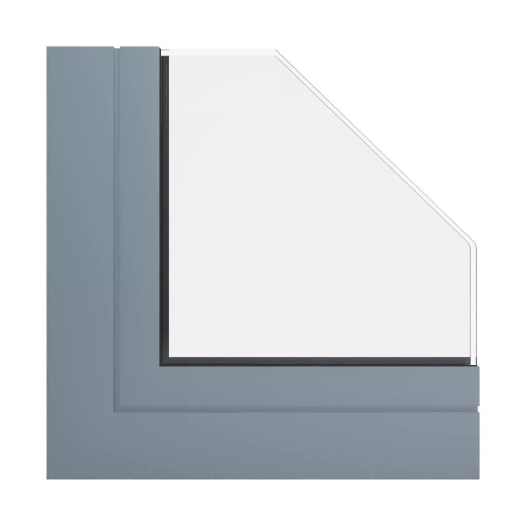 RAL 7000 Gris petit-gris fenetres profils-de-fenetre aluprof mb-104-passive