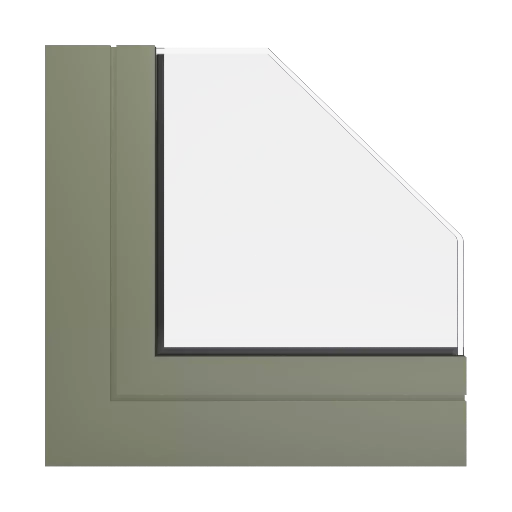 RAL 7002 Gris argent fenetres profils-de-fenetre ponzio pe68-hi