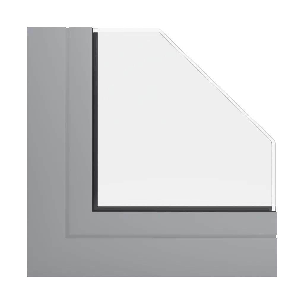 RAL 7004 Gris mousse fenetres profils-de-fenetre ponzio pe68-hi