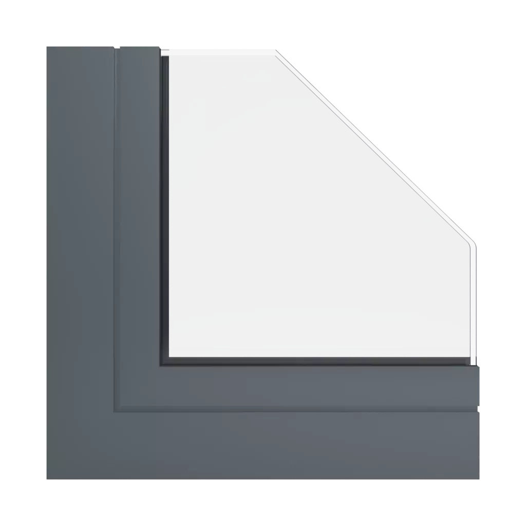 RAL 7011 Gris fer fenetres profils-de-fenetre aliplast mc-verre