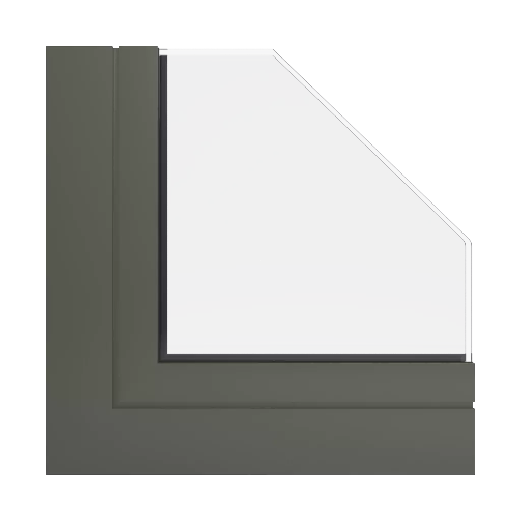 RAL 7013 Gris brun fenetres profils-de-fenetre aliplast panorama