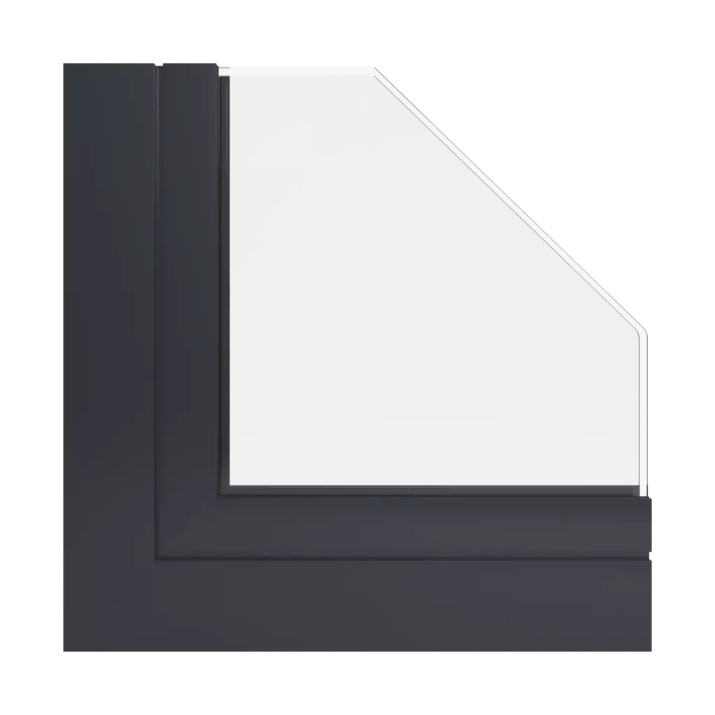 RAL 7021 Gris noir fenetres profils-de-fenetre aliplast mc-verre