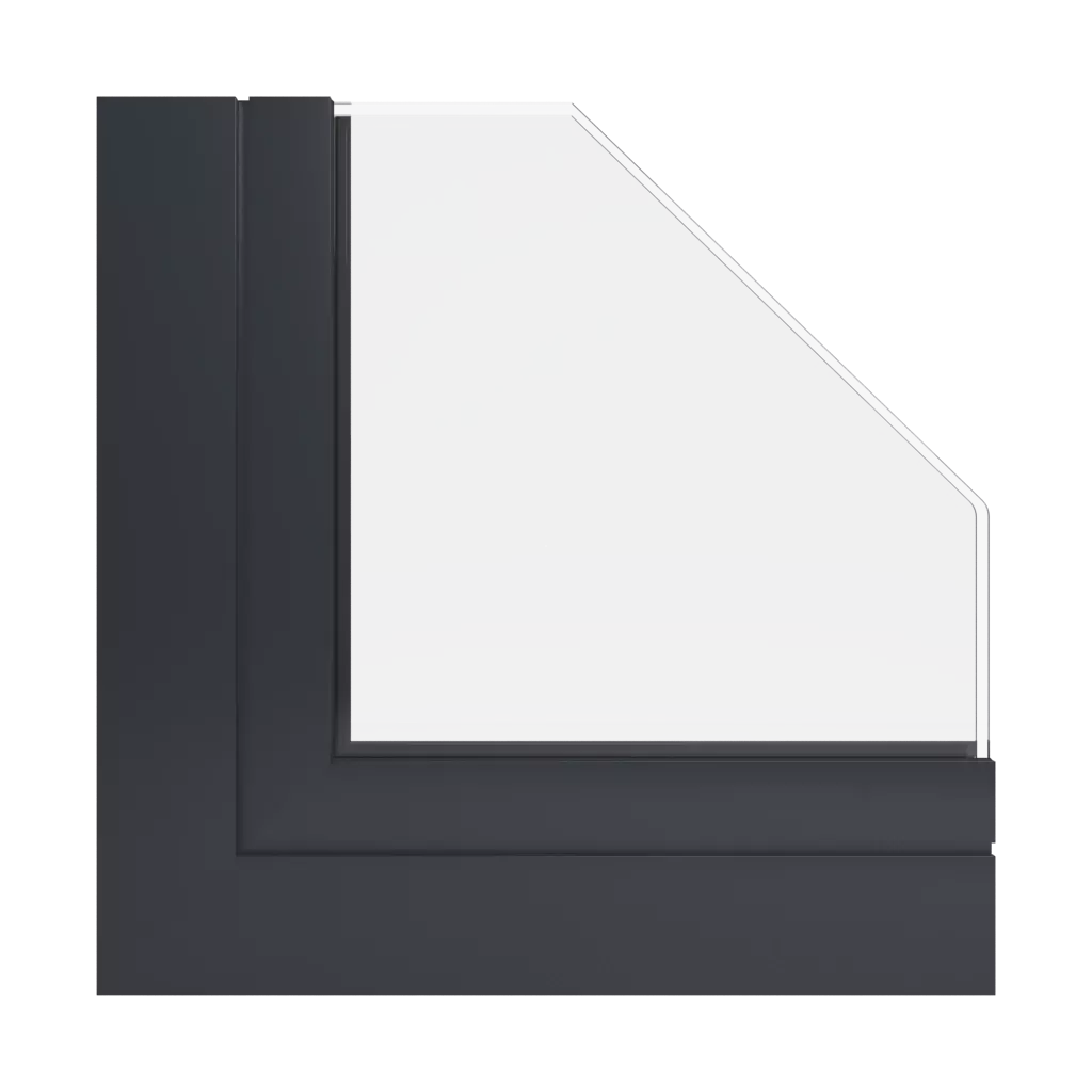 RAL 7021 Gris noir fenetres profils-de-fenetre aluprof mb-86-si