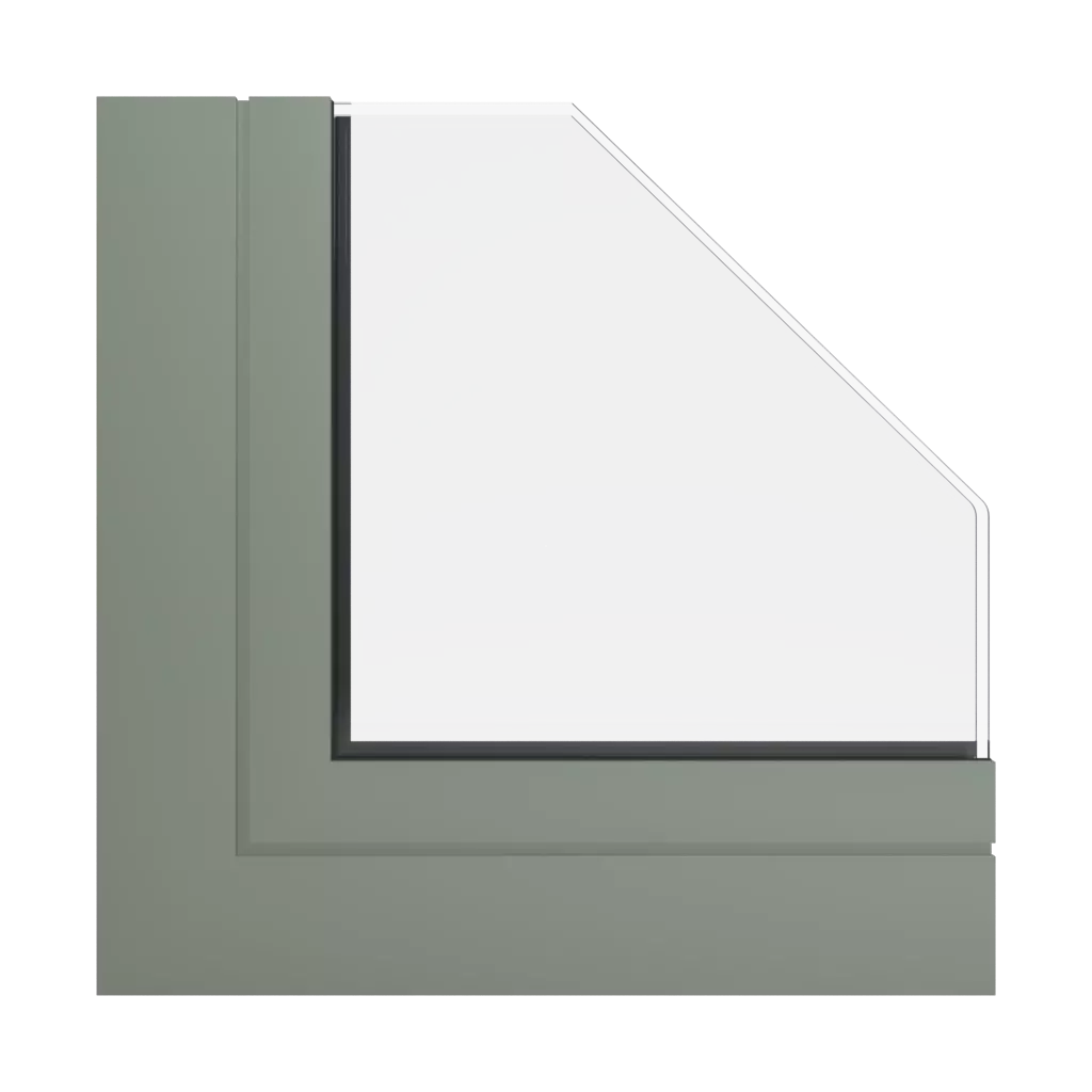 RAL 7033 Gris ciment fenetres profils-de-fenetre aliplast panorama