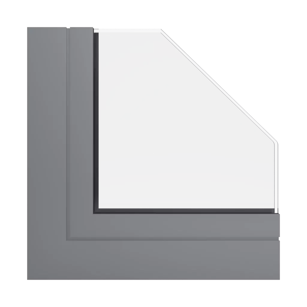 RAL 7037 Gris poussière fenetres profils-de-fenetre ponzio sl600tt-evo