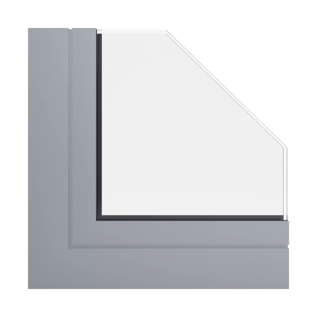 RAL 7040 Gris fenêtre produits fenetres-pliantes    