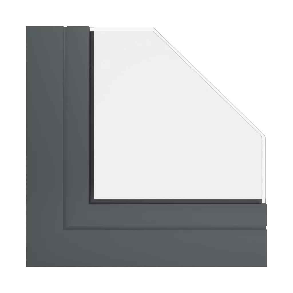 RAL 7042 Gris signalisation B fenetres profils-de-fenetre ponzio pe68-hi