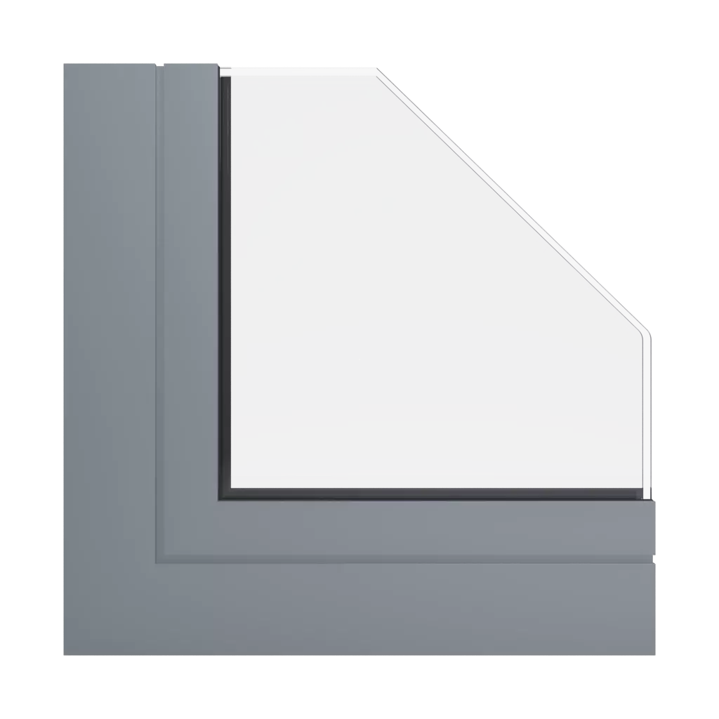 RAL 7046 Telegris 2 fenetres profils-de-fenetre ponzio pe68-hi