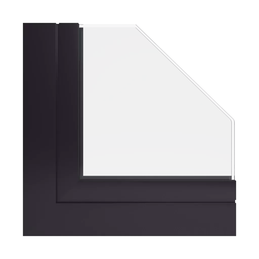 RAL 8022 Brun noir fenetres profils-de-fenetre aluprof mb-78ei