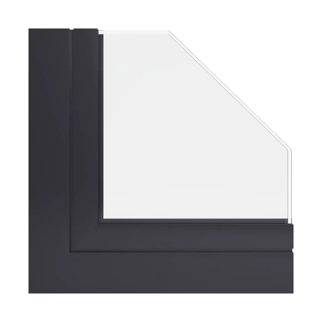 RAL 9004 Noir de sécurité fenetres profils-de-fenetre ponzio pe68