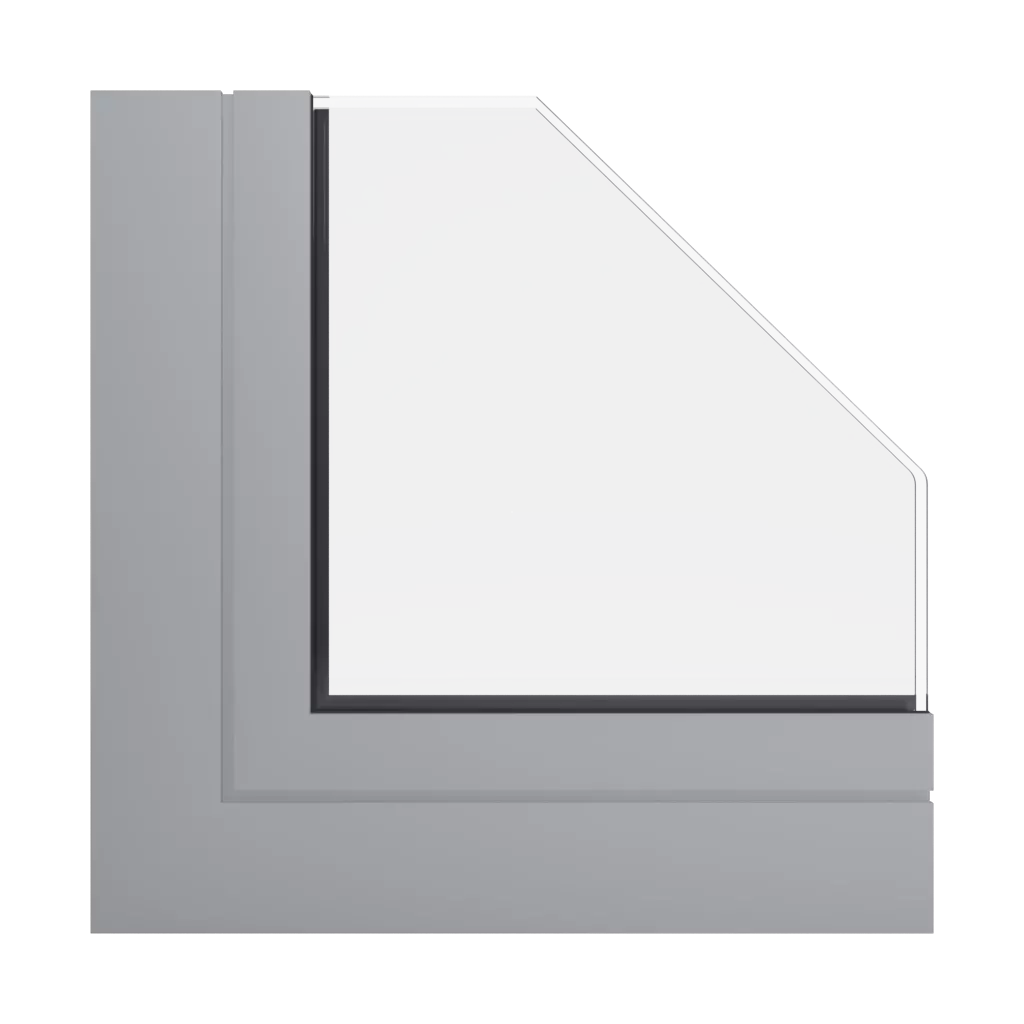 RAL 9006 Aluminium blanc fenetres couleur-de-la-fenetre aluminium-ral ral-9006-aluminium-blanc