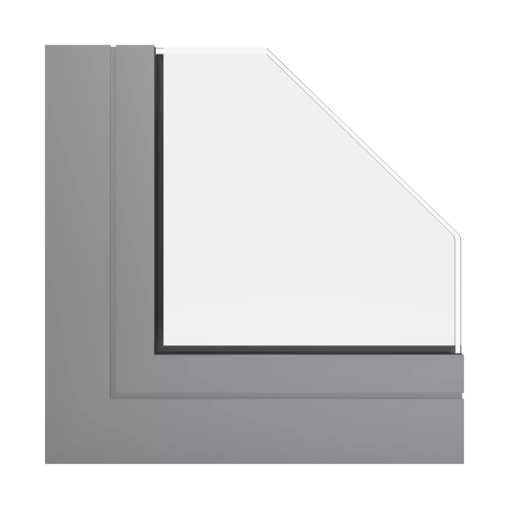 RAL 9007 Aluminium gris fenetres profils-de-fenetre aluprof effet-ei-mb-sr50n